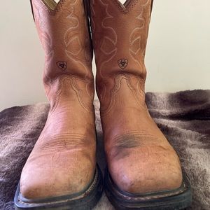 Mens used ariat work boots
